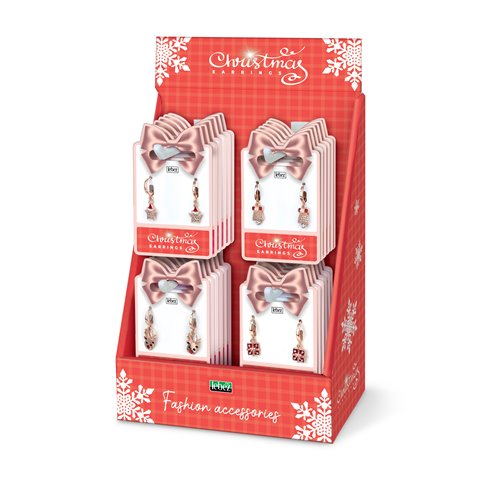 Lebex Xmas 25 Orecchini Rose Gold Christmas 82133