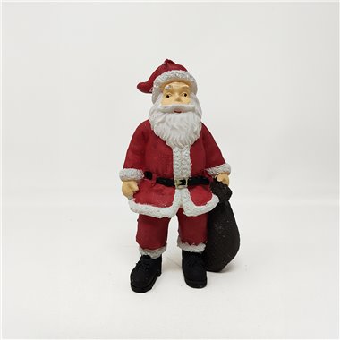 SIL Candela Babbo Natale con Sacco 18 cm.