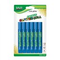 Colla Glitter Lebez 10,5 ml. 6 pz. Blu 5131-BL