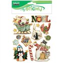 Lebez Xmas  Stickers Wood 81857