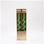 SIL Set 2 Candele Aspirale 25 cm. Verde
