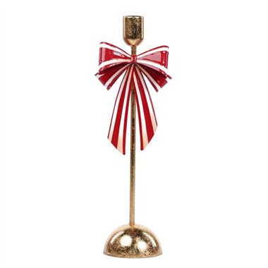 SIL Porta Candela Fiocco Metal 12x9x36 cm.