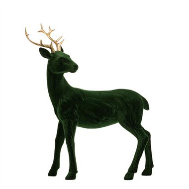 SIL Renna Velluto Verde 23x31 cm.