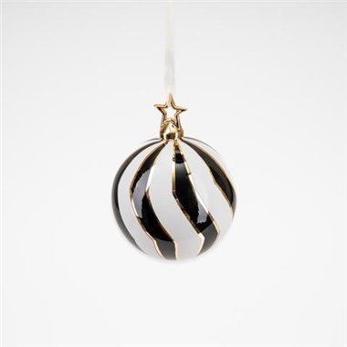 SIL Sfera 12 cm. Luxury c/Stella Nero-Oro