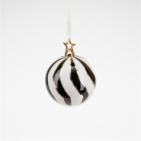 SIL Sfera 12 cm. Luxury c/Stella Nero-Oro