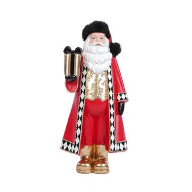 SIL Babbo Natale Scacchi 14x12x30 cm.