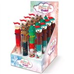 Lebez Xmas  Penna 10 Colori Expo 24 pz 81736