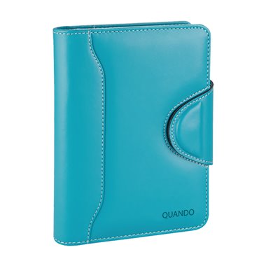 Agenda 26 Quando PU Zile 15x21 Azzurro