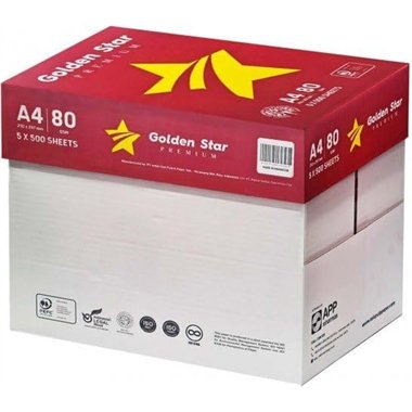 Carta Fotocopie A4 Golden Star 80 gr. 500 ff