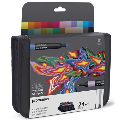 Promarker Set 24+1 Art & Illustration 0290078