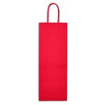 Shopper Sadoch Monocolore per bottiglia Rosso 14x8x39 25 pz.