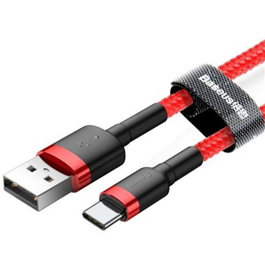 TF Cavo Baseus Cafule USB/Type-C  1 mt. 3A Rosso