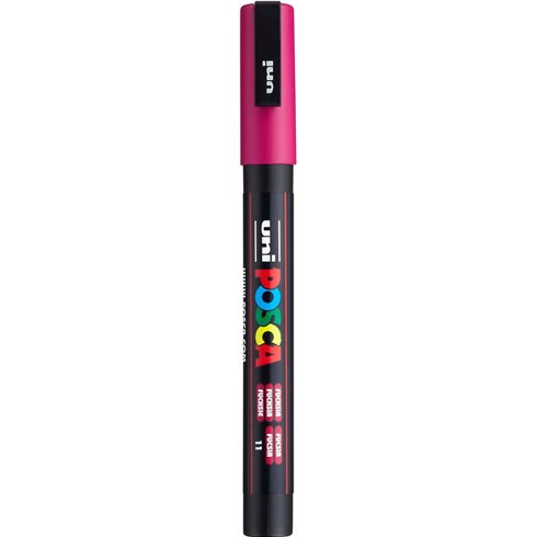 Marker Uni Posca Fine PC3 M Fucsia  6 pz.