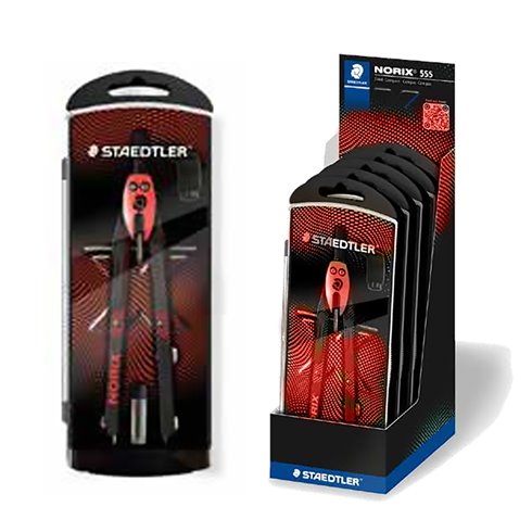 Balaustrone Staedtler Norix 555 01-1 a frizione Rosso