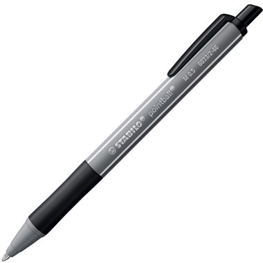 Penne Stabilo PointBall 0.5  Colorful Nero 10 pz.