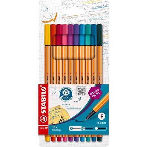 Pennarelli Stabilo Point 88   a 10 8810-1