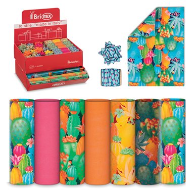 Sadoch 26 Expo Carta regalo coordinato cactus 180 pz RASOCOORD35G