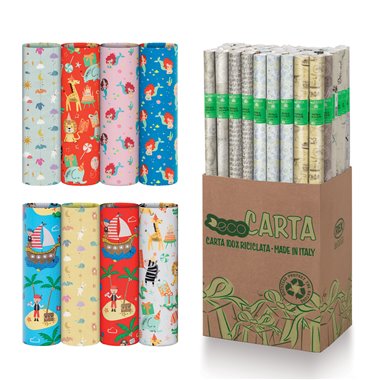 Sadoch 26 Carta regalo rotolo 70x200 ecocarta bimbi 50 pz EC3J1B02