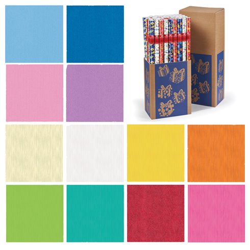 Sadoch 26 Carta regalo rotolo 70x200 tuttocolore kraft light 50 pz 733J1LIT