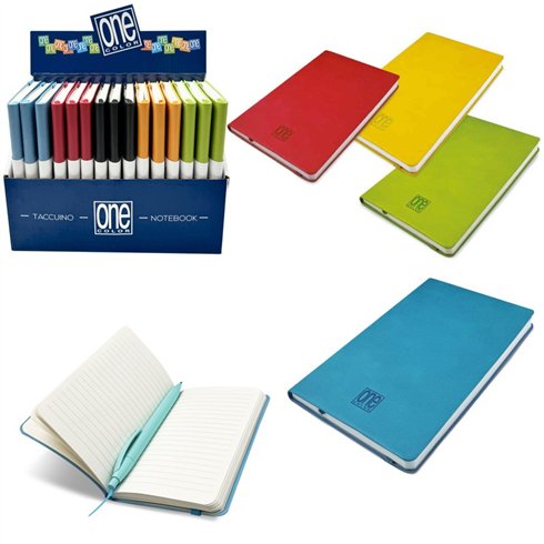 One Color Taccuino A6 Soft Rigato