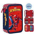 SC 26 Astuccio 3 Zip 3D Spiderman