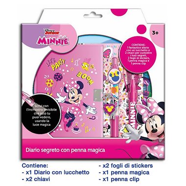 Diario segreto con penna magica Minnie
