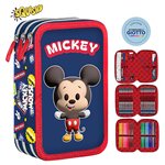 SC 26 Astuccio 3 Zip Squishy Mickey