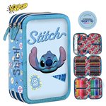 SC 26 Astuccio 3 Zip Squishy Stitch Blu