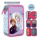 SC 26 Astuccio 3 Zip Olografico Frozen