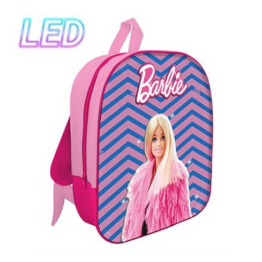 SC 26 Zaino Asilo con Led 30CM Barbie