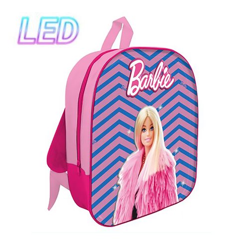 SC 26 Zaino Asilo con Led 30CM Barbie