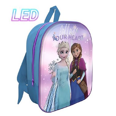 SC 26 Zaino Asilo con Led 30CM Frozen