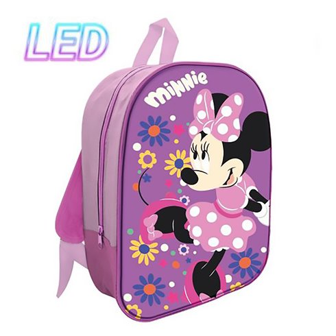 SC 26 Zaino Asilo con Led 30CM Minnie