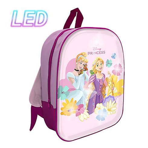 SC 26 Zaino Asilo con Led 30CM Principesse