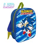SC 26 Zaino Asilo con Led 30CM Sonic