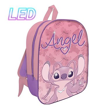 SC 26 Zaino Asilo con Led 30CM Stitch Angel
