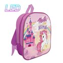 SC 26 Zaino Asilo con Led 30CM Unicorno