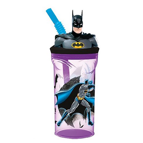 Stor 26 Bicchiere 3D con Cannuccia 360ML Batman