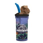 Stor 26 Bicchiere 3D con Cannuccia 360ML Jurassic World