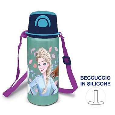 Stor 26 Borraccia Alluminio con Beccuccio e Tracolla 730ML Frozen
