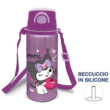 Stor 26 Borraccia Alluminio con Beccuccio e Tracolla 730ML Kuromi