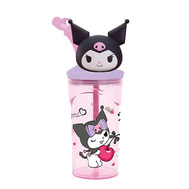 Stor 26 Bicchiere 3D con Cannuccia 360ML Kuromi