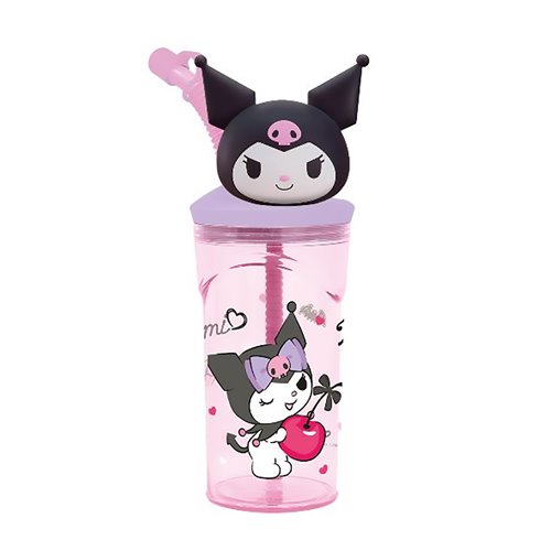 Stor 26 Bicchiere 3D con Cannuccia 360ML Kuromi