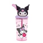 Stor 26 Bicchiere 3D con Cannuccia 360ML Kuromi