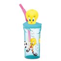 Stor 26 Bicchiere 3D con Cannuccia 360ML Tweety