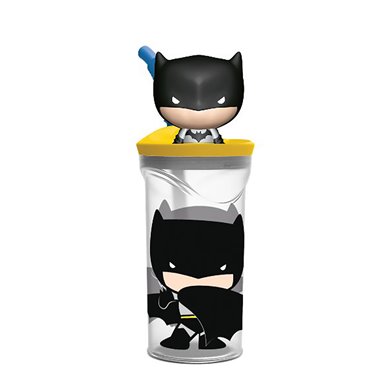 Stor 26 Bicchiere 3D con Cannuccia 360ML Batman Baby