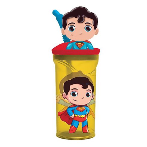 Stor 26 Bicchiere 3D con Cannuccia 360ML Superman Baby