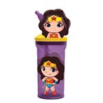 Stor 26 Bicchiere 3D con Cannuccia 360ML Wonder Woman Baby
