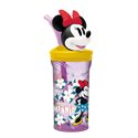 Stor 26 Bicchiere 3D con Cannuccia 360ML Minnie