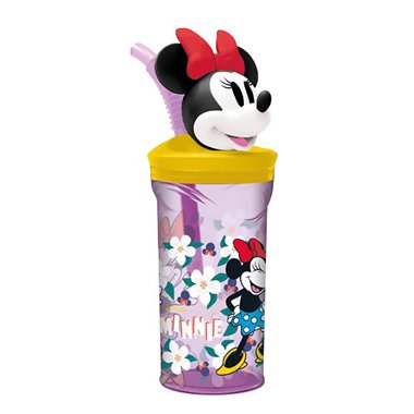 Stor 26 Bicchiere 3D con Cannuccia 360ML Minnie